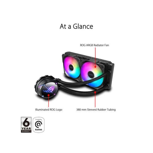 Asus ROG Strix LC II 240 ARGB All In One 240mm CPU Liquid Cooler